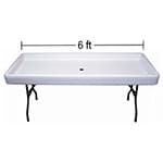rental party accessory beverage table