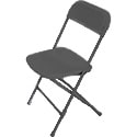 charcoal rental folding chair